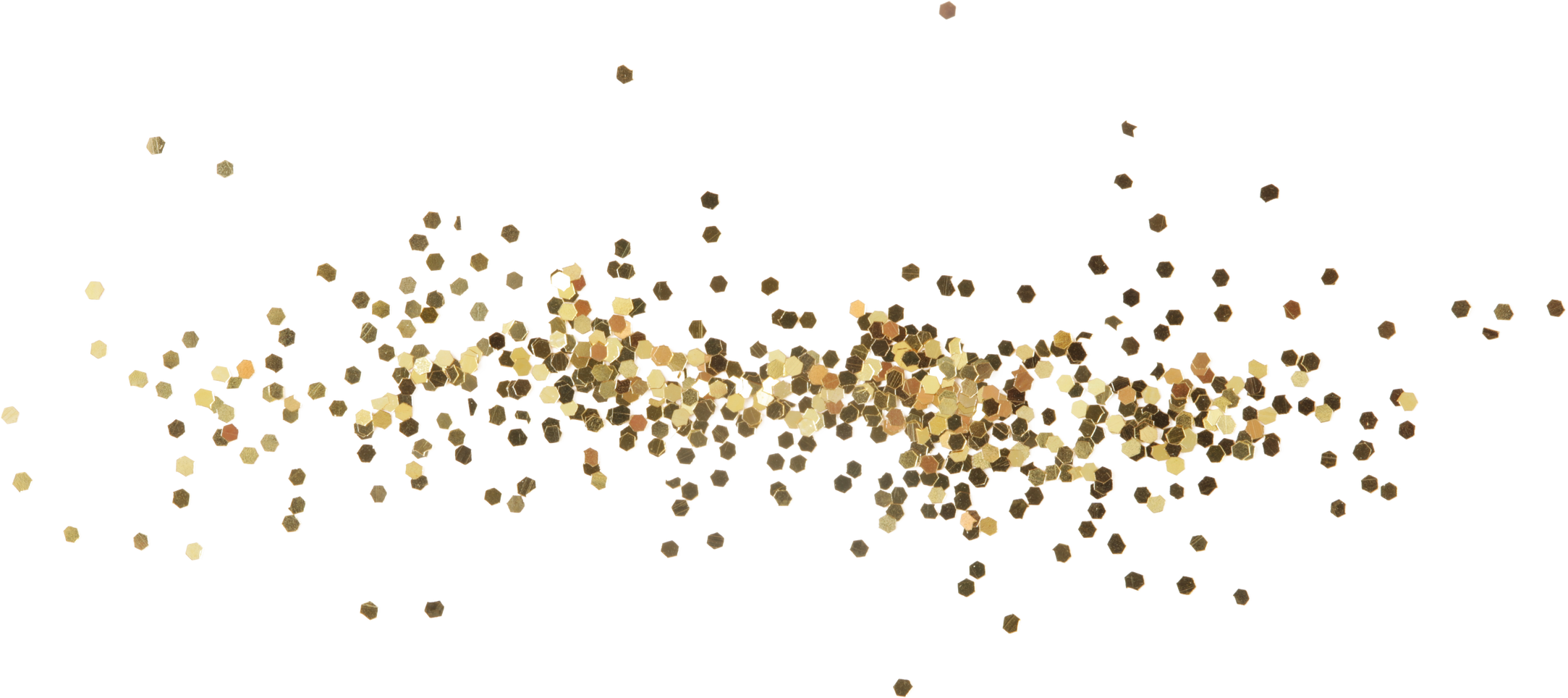 Gold Glitter Texture Isolated. Abstract Background.