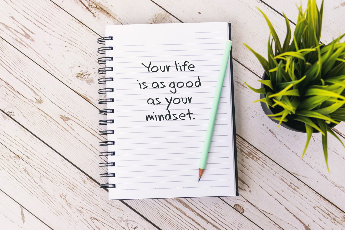 Life quote  - You life is as good as your mindset.